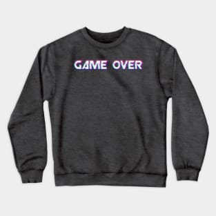 Game Over Glitch - Black Crewneck Sweatshirt